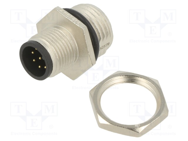 Socket; M12; PIN: 8; male; A code-DeviceNet / CANopen; soldering