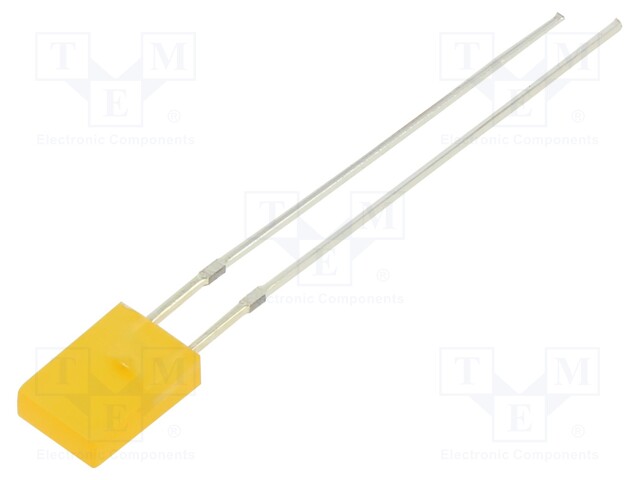 LED; rectangular; 6.95x4.8x4.95mm; orange; 150÷220mcd; 100°; 20mA