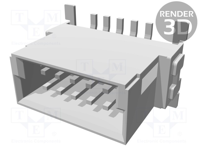 Connector: PCB to PCB; male; PIN: 10; 1.27mm; Series: har-flex; 2.3A