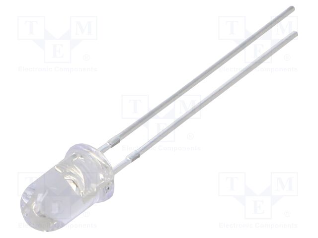 IR transmitter; 5mm; 800÷810nm; transparent; P opt: 30÷40mW; 15°