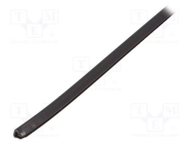 Grommet, 30.5M Weather Resistant, Slotted Edging, PE (Polyethylene), 2.5 mm