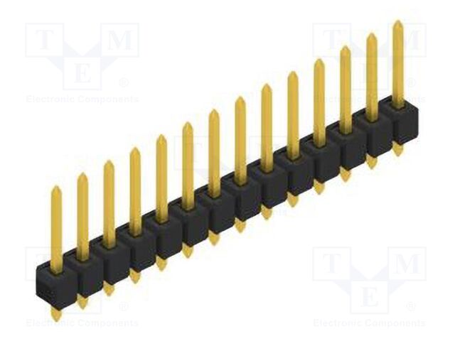 Connector: pin strips; pin header; male; PIN: 14; 2.54mm; THT; 1x14