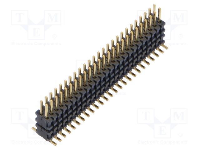 Connector: PCB to PCB; male; PIN: 50; 1.27mm; gold-plated; SMT