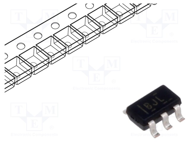 IC: instrumentation amplifier; 2.7÷18V; SOT23-5; 100V/V