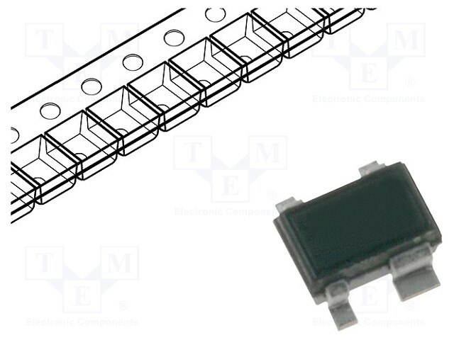 Transistor: NPN; bipolar; RF; 4.5V; 35mA; 0.16W; SOT343