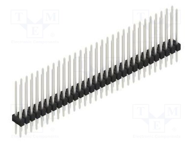 Connector: pin strips; pin header; male; PIN: 60; 2.54mm; THT; 2x30