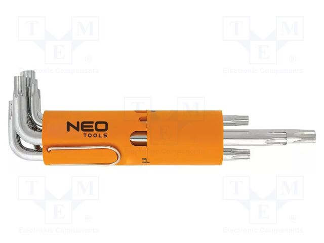 Wrenches set; Torx®; TX10,TX15,TX20,TX25,TX30,TX40,TX45,TX50