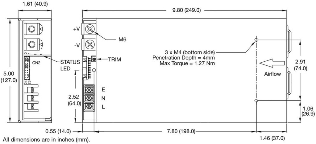 Power supply: switched-mode; 800W; 30VDC; 26.7A; OUT: 1; 1.75kg