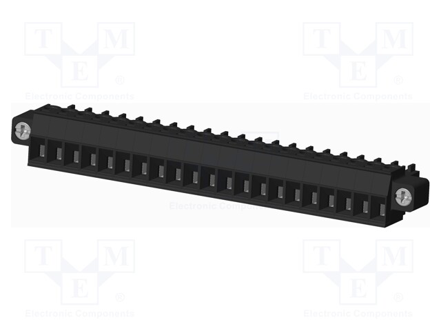 Connector: pluggable terminal block; plug; female; straight; 300V