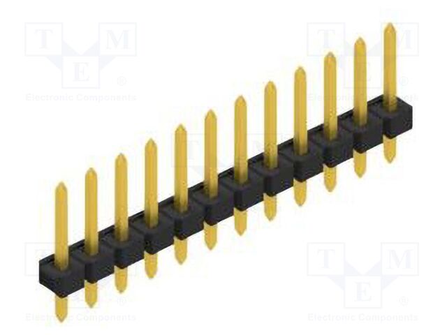 Connector: pin strips; pin header; male; PIN: 12; 2.54mm; THT; 1x12