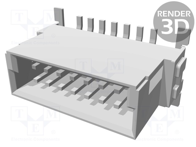Connector: PCB to PCB; male; PIN: 14; 1.27mm; Series: har-flex; 2.3A