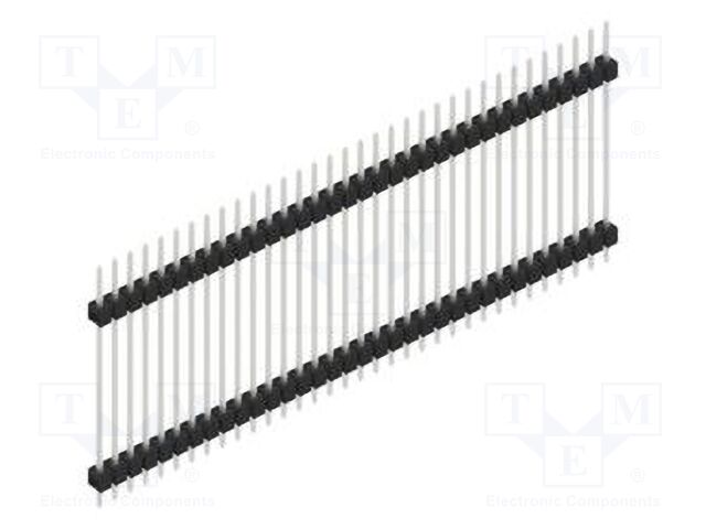 Connector: pin strips; pin header; male; PIN: 34; 2.54mm; THT; 1x34