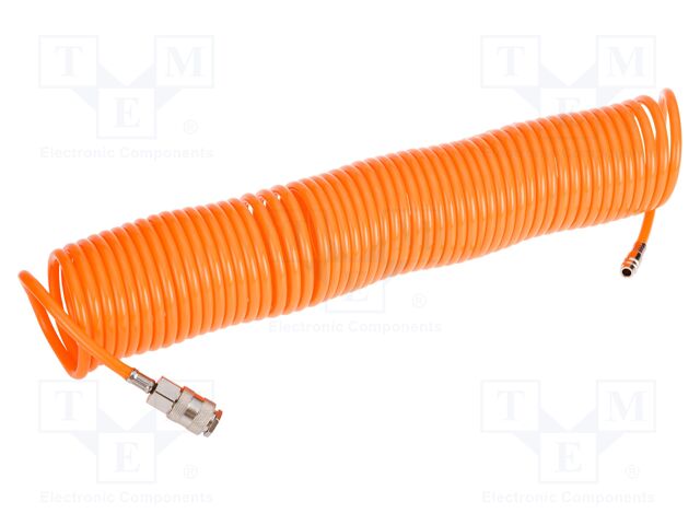 Compressed air hose; PE; L: 15m; max.16bar; Øint: 5mm; Øout: 8mm