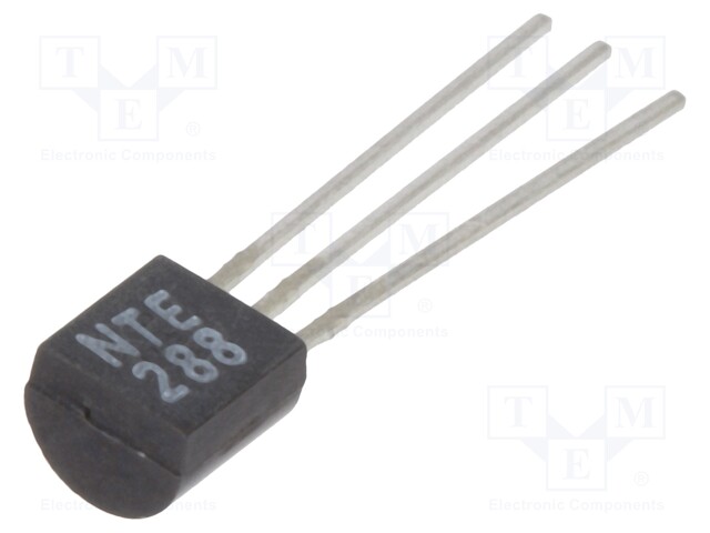 Transistor: PNP; bipolar; 300V; 0.5A; 1.5W; TO92