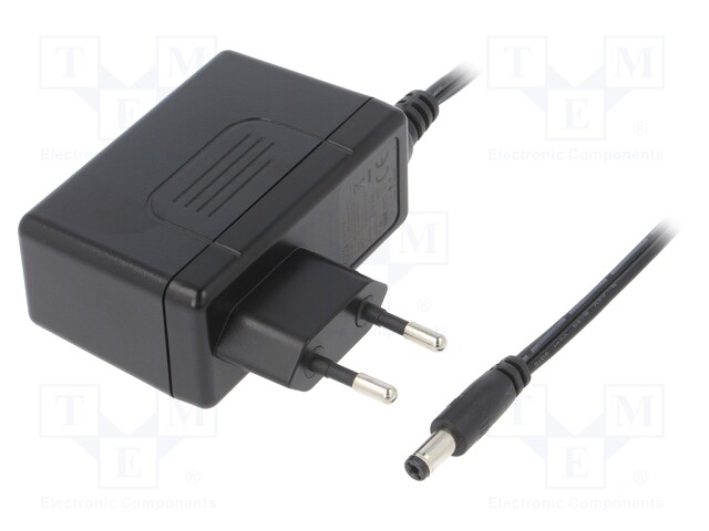 Power supply: switched-mode; 9VDC; 5.5A; Out: 5,5/2,1; 49.5W; 87%