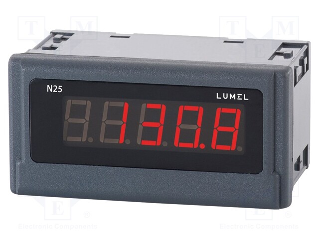 Meter; on panel; digital; LED 5 digit 14mm; VDC: -400÷400V; 250g