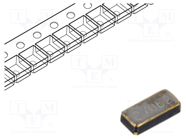 Resonator: quartz; 32.768kHz; ±10ppm; 7pF; SMD; 3.2x1.5x0.9mm