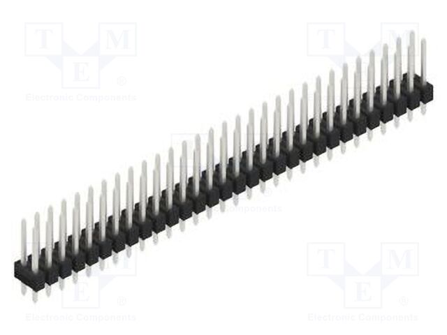 Connector: pin strips; pin header; male; PIN: 60; 2.54mm; THT; 2x30