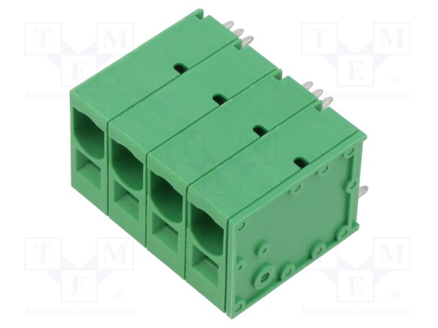 PCB terminal block; Contacts ph: 10mm; ways: 4; straight; terminal