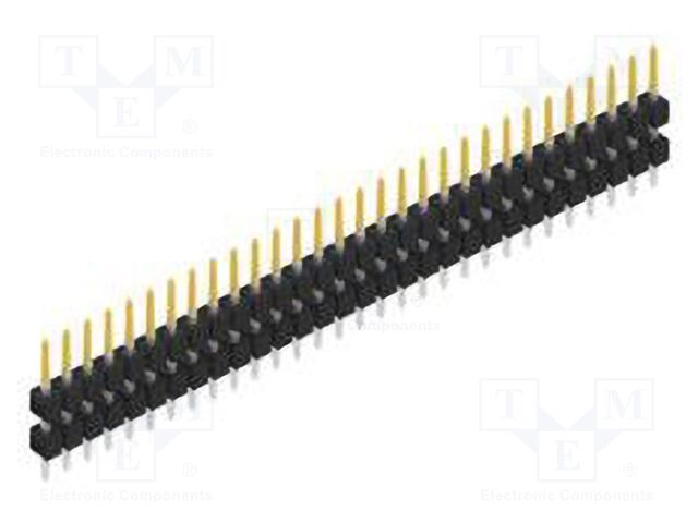 Connector: pin strips; pin header; male; PIN: 30; 2.54mm; THT; 1x30