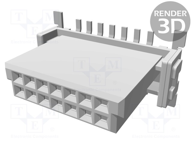 Connector: PCB to PCB; female; PIN: 14; 1.27mm; Series: har-flex