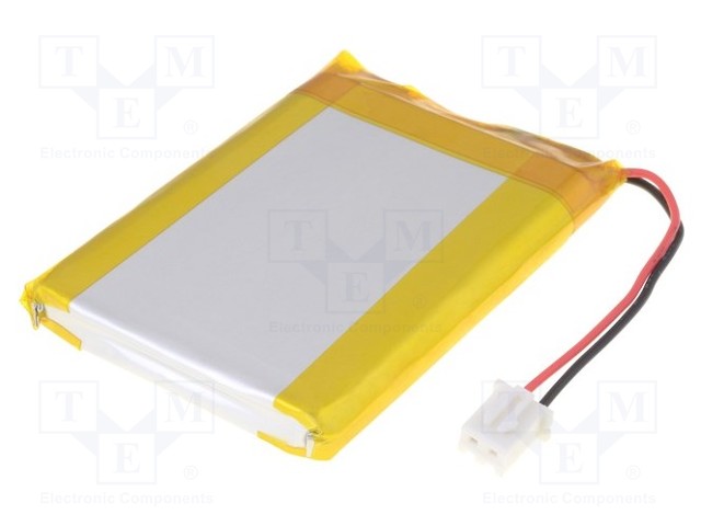 Re-battery: Li-Po; 3.7V; 2000mAh; Leads: leads with plug