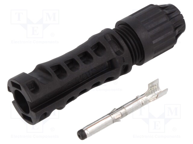 Connector: solar; male; straight; 4÷6mm2; crimped; photovoltaics