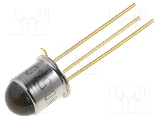 Phototransistor; 850nm; 70V; 20°; Lens: transparent