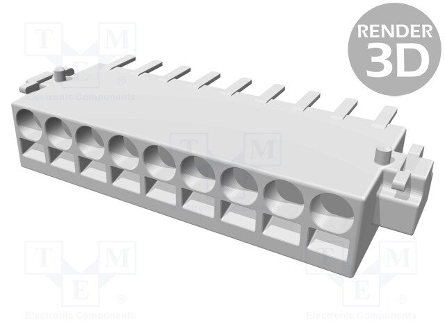 Connector: wire-board; female; PIN: 9; 2.54mm; Series: har-flexicon