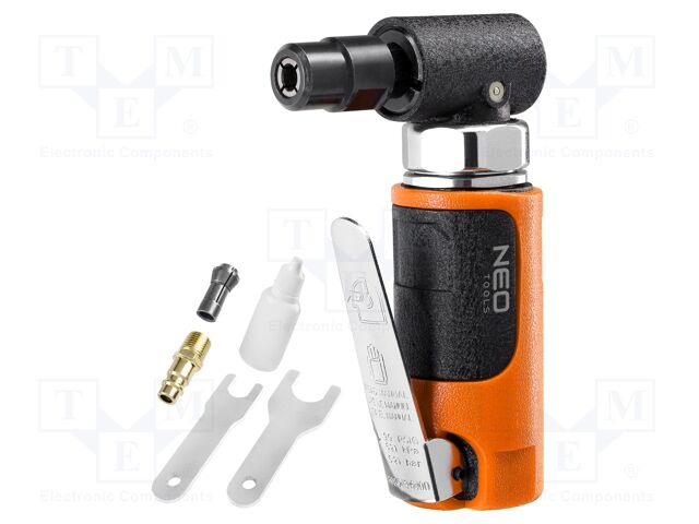 Grinder; angular,pneumatic; Connection: 1/4"