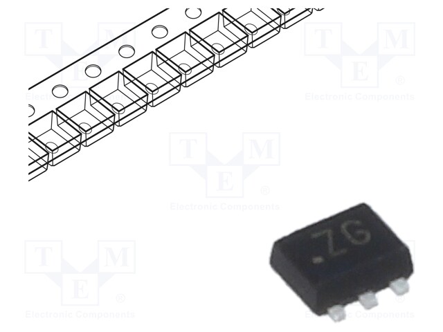 Transistor: N-MOSFET x2; unipolar; 60V; 0.24A; Idm: 1.2A; 0.525W