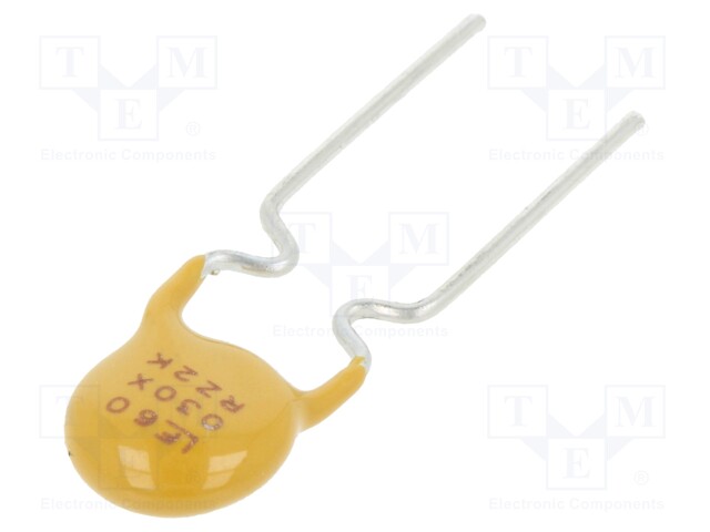 Fuse: PTC polymer; 300mA