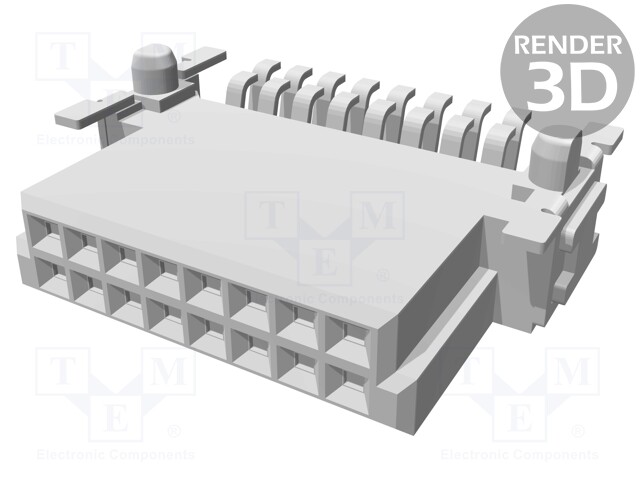 Connector: PCB to PCB; female; PIN: 16; 1.27mm; Series: har-flex