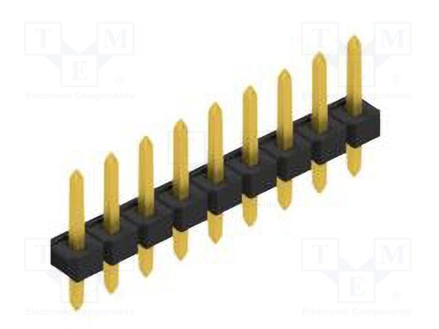 Connector: pin strips; pin header; male; PIN: 9; 2.54mm; THT; 1x9
