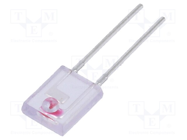 IR transmitter; 1.5mm; transparent; 40°; λp max: 940nm; THT; 50mA