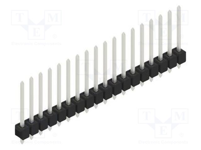Connector: pin strips; pin header; male; PIN: 18; 2.54mm; THT; 1x18