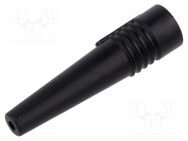 Strain relief; black; Application: BNC plugs; L: 48mm; Øin: 2.6mm