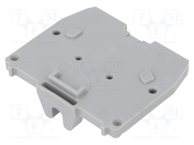 End plate; grey