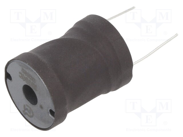 Inductor: wire; THT; 100uH; 2.62A; 110mΩ; ±10%; Ø16.8x21.3mm; 1500