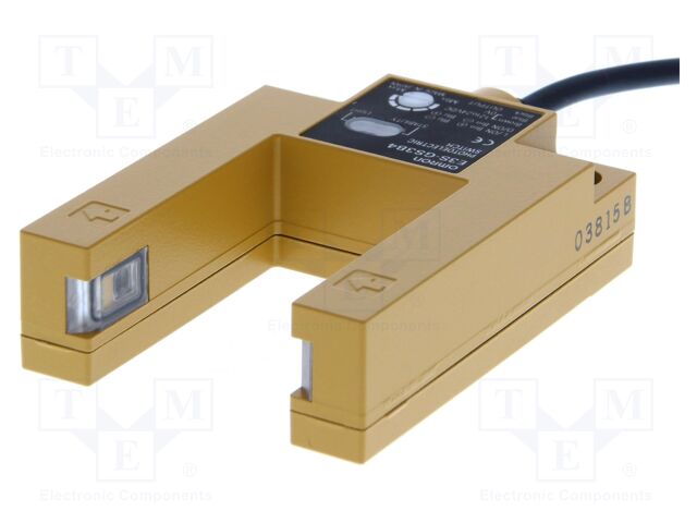 Sensor: photoelectric; Range: 30mm; NPN; through-beam (with slot)