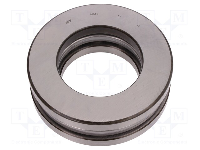 Bearing: ball; thrust single direction; Øint: 70mm; Øout: 125mm