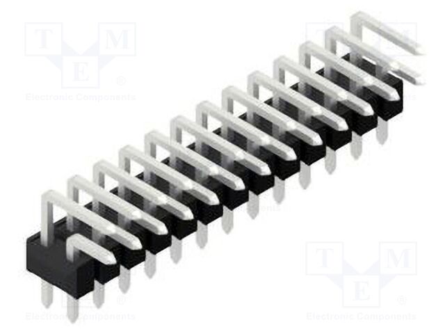 Connector: pin strips; pin header; male; PIN: 26; 2.54mm; THT; 2x13