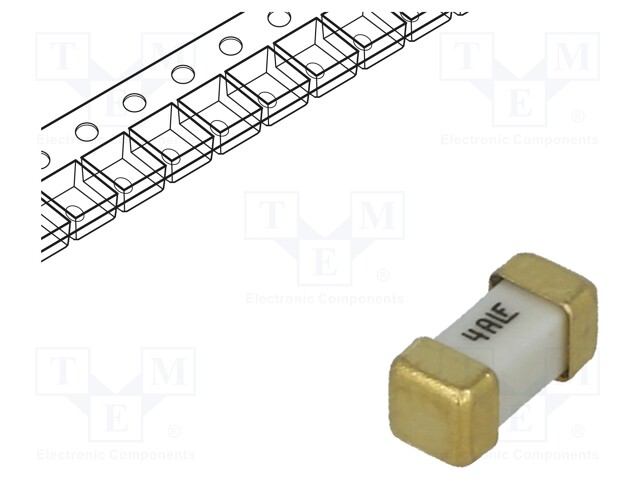 Fuse: fuse; ultra rapid; 4A; 125V; SMD; ceramic; Case: 2410; 448