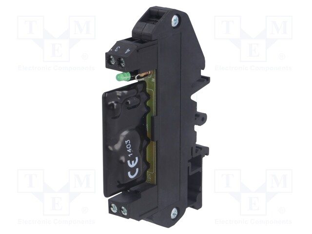 Relay: solid state; Ucntrl: 3÷10VDC; 5A; 1÷60VDC; DIN; 89.6x10x61mm