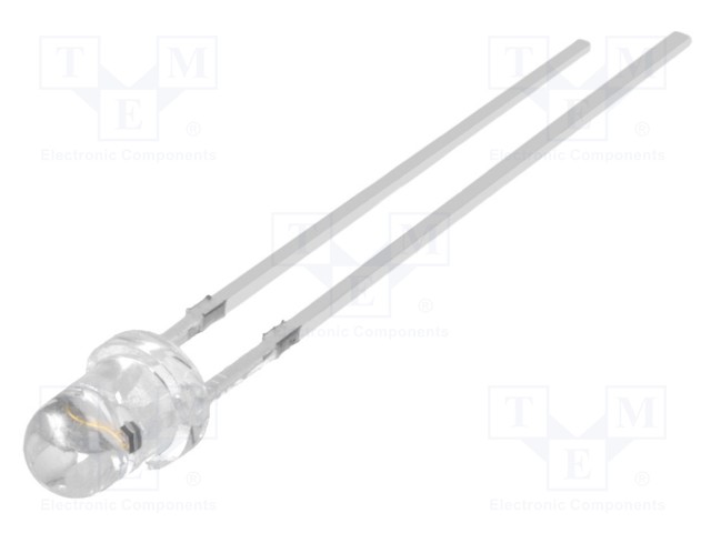 LED; 3mm; red; 4200÷5000mcd; 30°; 3÷4.5V; 20mA; Variant: blinking