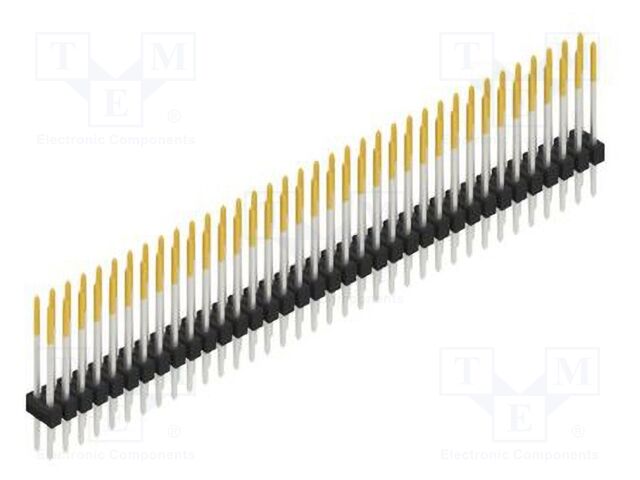 Connector: pin strips; pin header; male; PIN: 72; 2.54mm; THT; 2x36