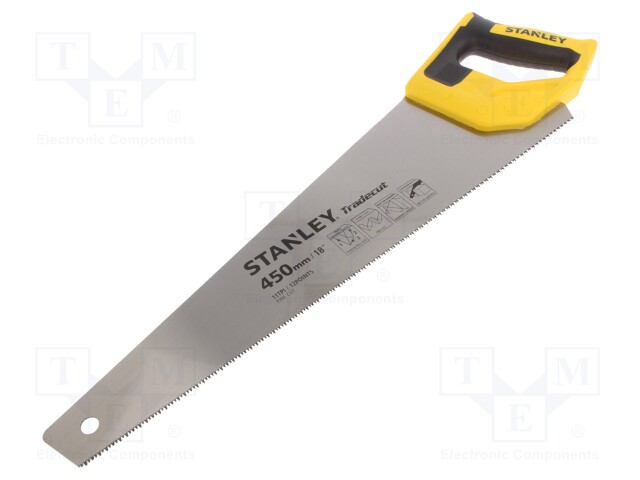 Hacksaw; wood; 11teeth/inch; 450mm; TRADECUT™