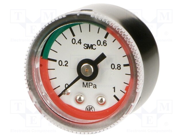 Manometer; R 1/8"; outside; Working pressure: 0÷4bar; Ø: 42.5mm