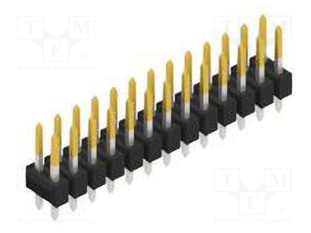 Connector: pin strips; pin header; male; PIN: 26; 2.54mm; THT; 2x13