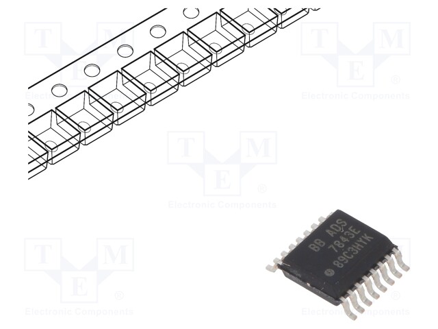 A/D converter; Channels: 4; 12bit; 125ksps; 2.7÷5.25V; SSOP16